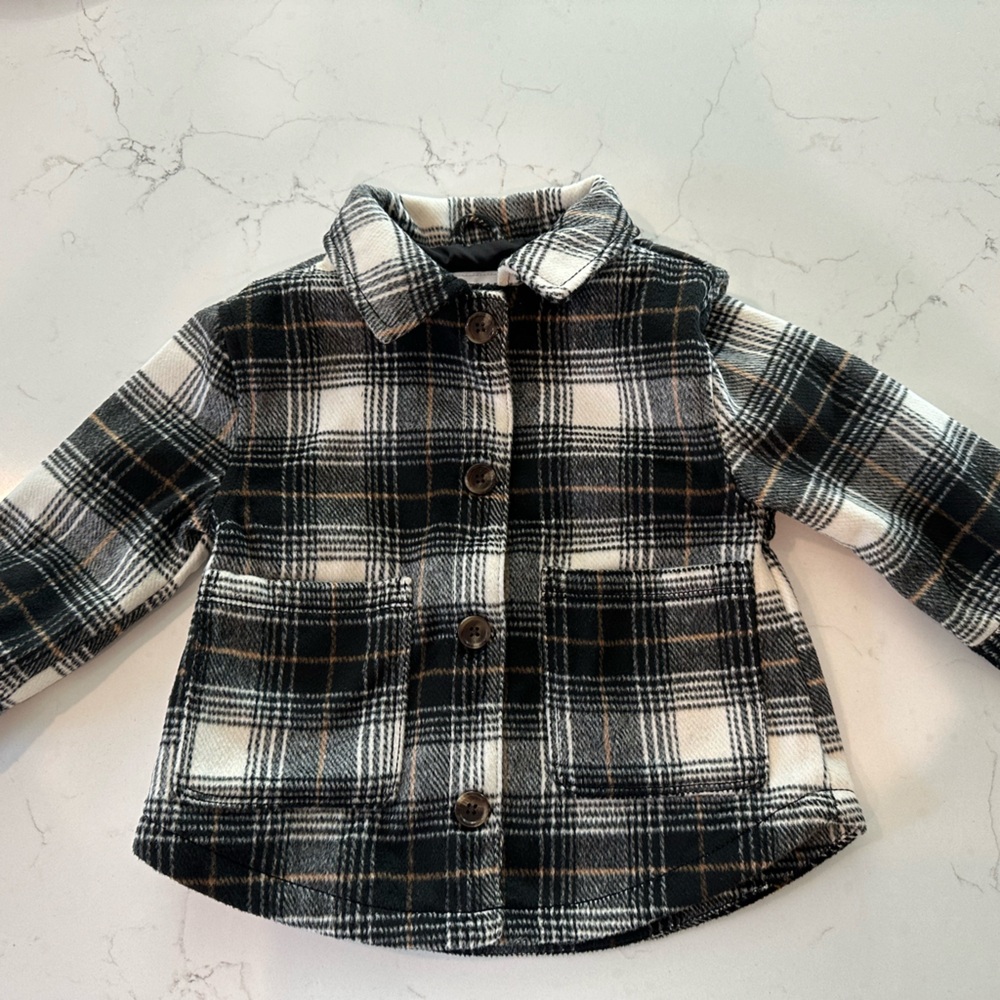 2T Girls Plaid Old Navy Jacket